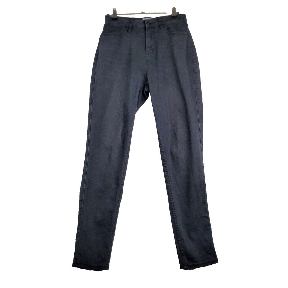 Hot Topic HT Denim Mom Jeans Women Junior 1 Black Cotton Stretch 5-Pockets